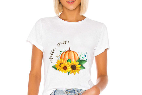 Fall Sublimation, Watercolor Pumpkin Illustrations