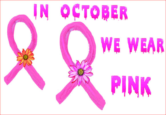 Watercolor Pink Ribbon PNG, Illustrations