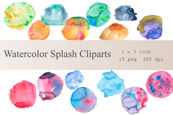 Watercolor Sublimation Background Illustrations